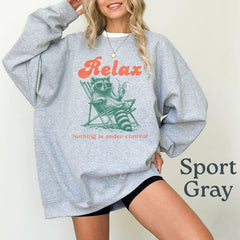 Relax Raccoon Sweatshirt